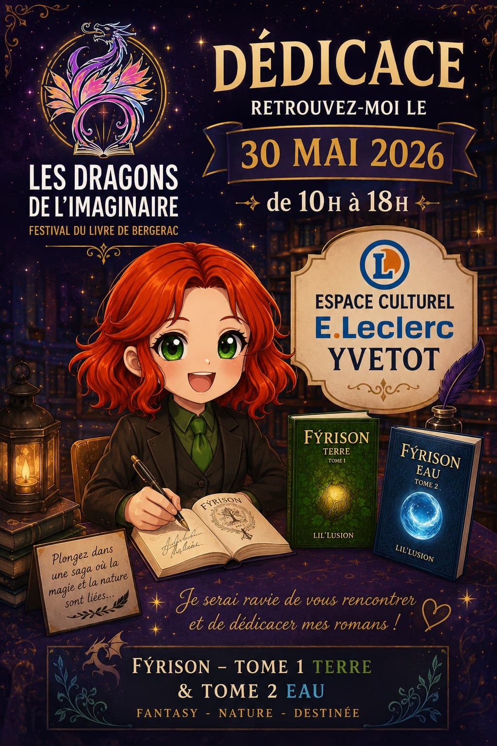 Séance de dédicace Lil'lusion
