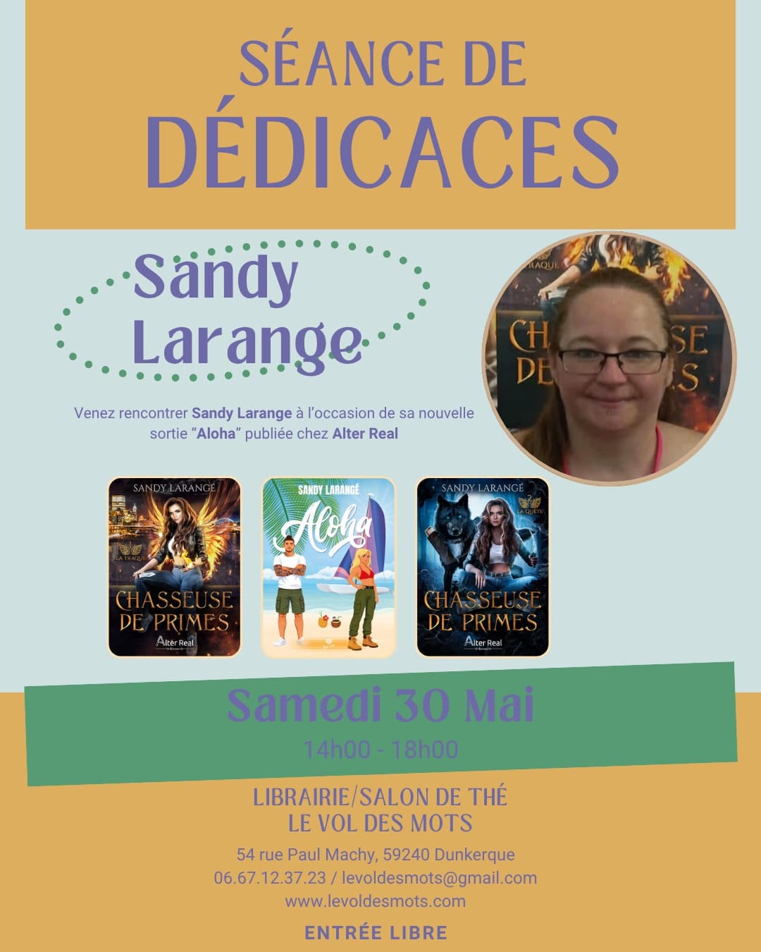 Dédicace Sandy Larange