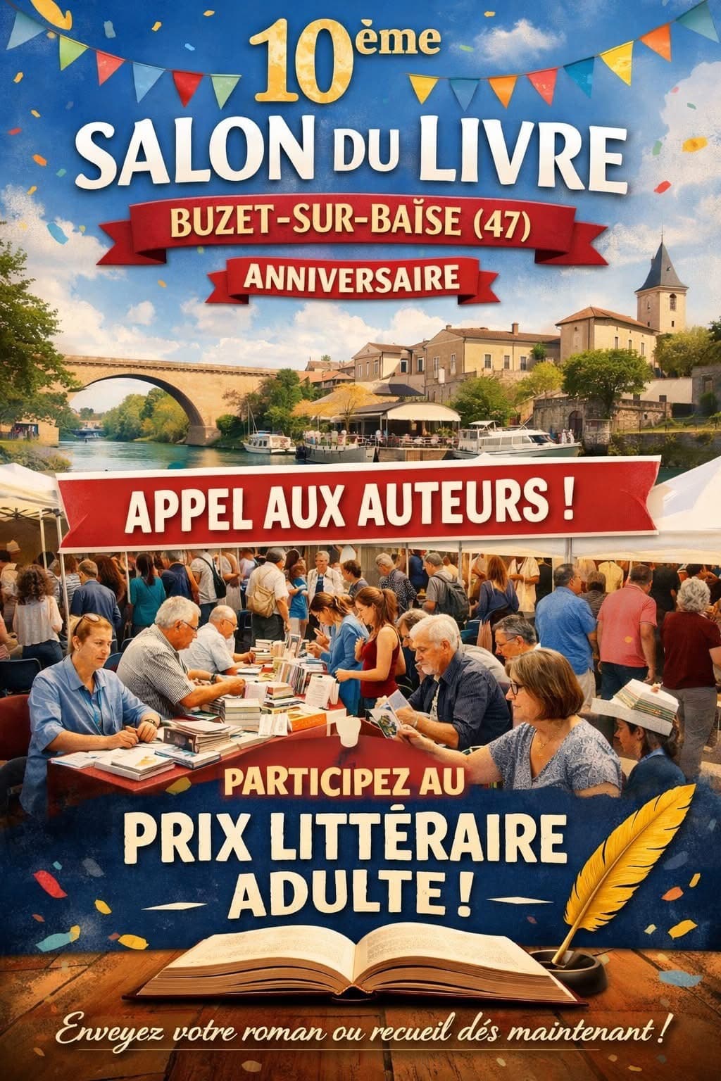 Salon du livre de Buzet-sur-BaĂŻse
