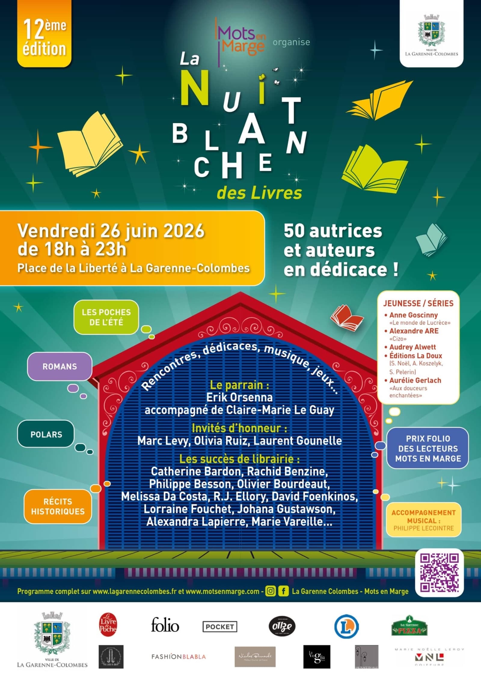 Nuit Blanche des Livres, 12ème édition