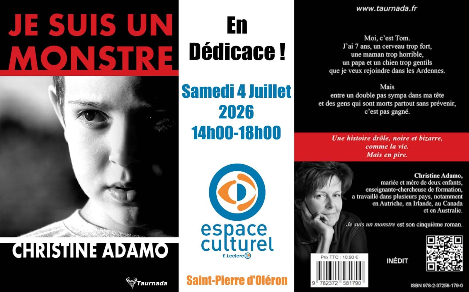 Dédicace Espace Culturel Leclerc Saint-Pierre d'Oléron